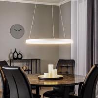 Arcchio Albiona LED-es függőlámpa, fehér, 60 cm