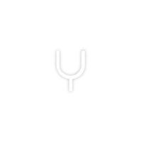 Artemide Alphabet of Light Wand nagy Y betű