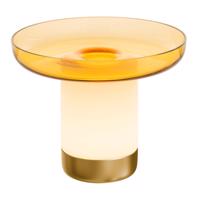 Artemide Bontà LED asztali lámpa, sárga búra