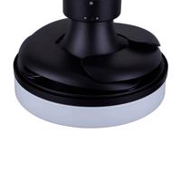 Beacon LED mennyezeti ventilátor Fanaway Orbit fekete 91cm csendes