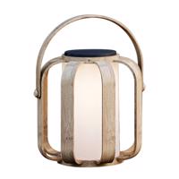 Bob LED napelemes deco lámpa bambuszfából