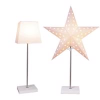 Combi Pack deco lámpa-csillag lámpaerny.talp fehér