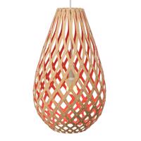 david trubridge Koura függőlámpa 50 cm bambusz-piros