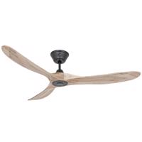 Eco Genuino 152 mennyezeti ventilátor fekete/v.fa