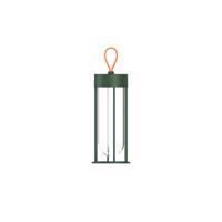 FLOS In Vitro Unplugged LED fény zöld 3 000K