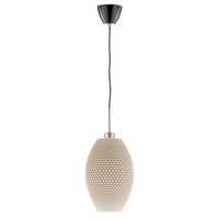 Függő lámpa Diamant Olive bioanyagból, linen