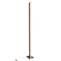 LED állólámpa Madera fa kivitelben, szabályozható
