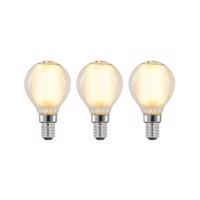 LED csepp izzó E14 4 W 2700 K matt dimm 3-as klt