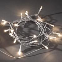 LED fényfüzér kültérre fényérzékelővel IP44 ww