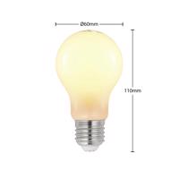 LED izzó E27 8 W 2 700 K dimm, opál 3-as készlet