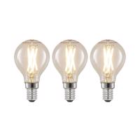 LED izzó filament E14 4 W 2700 K csepp dimm 3-as