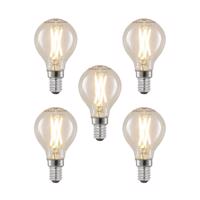 LED izzó filament E14 4 W 2700 K csepp dimm 5-ös