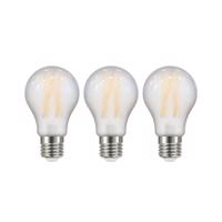 LED izzó izzó izzószál matt E27 A60 2,2W 3000K 470lm 3er