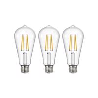 LED izzó izzó világos E27 3.8W 2700K 806lm 3 darabos készlet