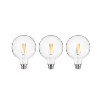 LED izzó izzószál átlátszó E27 G125 3,8W 2700K 806lm 3er