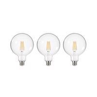 LED izzó izzószál átlátszó E27 G125 3,8W 3000K 806lm 3er