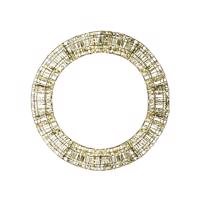 LED karácsonyi koszorú, arany, 800 LED, Ø 50cm