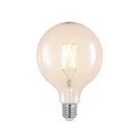 LED lámpa E27 6W 2700K G125 gömb, izzószál, átl.