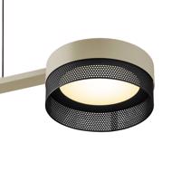 LED lógó világítás Mesh 3 izzós dimm, homok/fekete