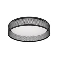 LED mennyezeti lámpa Luppineria acélfonat, fekete