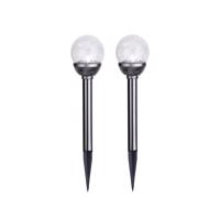 LED napelemes rudak golyók 2 db-os készlet
