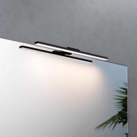 LED tükörvilágítás Triga IP44 fekete 40cm, 4,000K