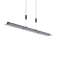 Lindby Berina LED függő lámpa, CCT, füstüveg