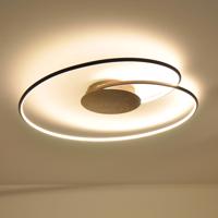 Lindby LED mennyezeti lámpa Joline, rozsdabarna, 74 cm, fém