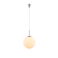 Lindby Rhona függő lámpa, opál üveggömb, 30 cm