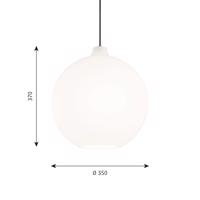 Louis Poulsen Wohlert üveg függő lámpa Ø 35 cm