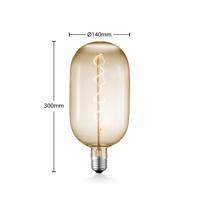 Lucande LED izzó E27 T140 4W 2700K szab borostyán