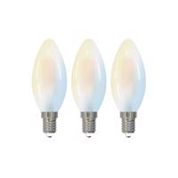 LUUMR Smart LED cseppes lámpa 3 db E14 4.2W CCT világos Tuya