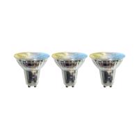 LUUMR Smart LED izzó 3db GU10 üveg 4,7W átlátszó Tuya