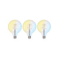 LUUMR Smart LED izzószál készlet 3 darab E27 G125 7W világos Tuya