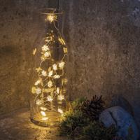 Nynne hópehely fényfüzér LED 20 égős
