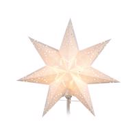 Papír cserecsillag Sensy Star fehér Ø 34 cm