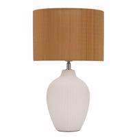 Pauleen Timber Glow lámpa bambusz, kerámia láb