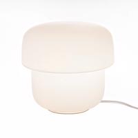 Prandina Mico T1 asztali lámpa, opálüveg, Ø24 cm