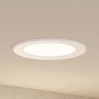 Prios LED-es süllyesztett lámpa Cadance, fehér, 17 cm, fényerőszabályzóval