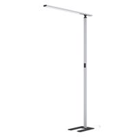 Prios Zyair LED irodai álló lámpa, ezüst, 108,4 cm
